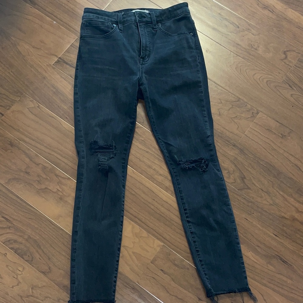 Madewell curvy high rise skinny jeans